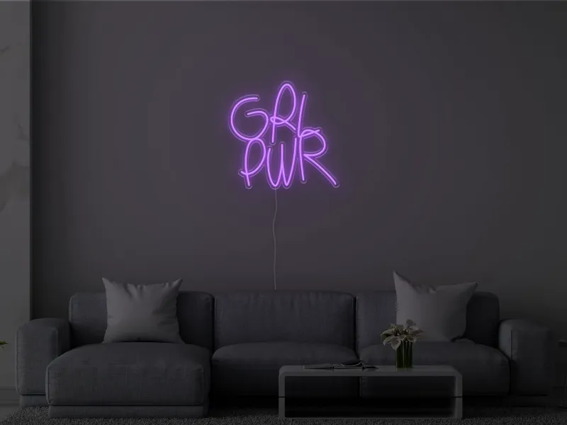 GRL PWR - Insegna Neon LED