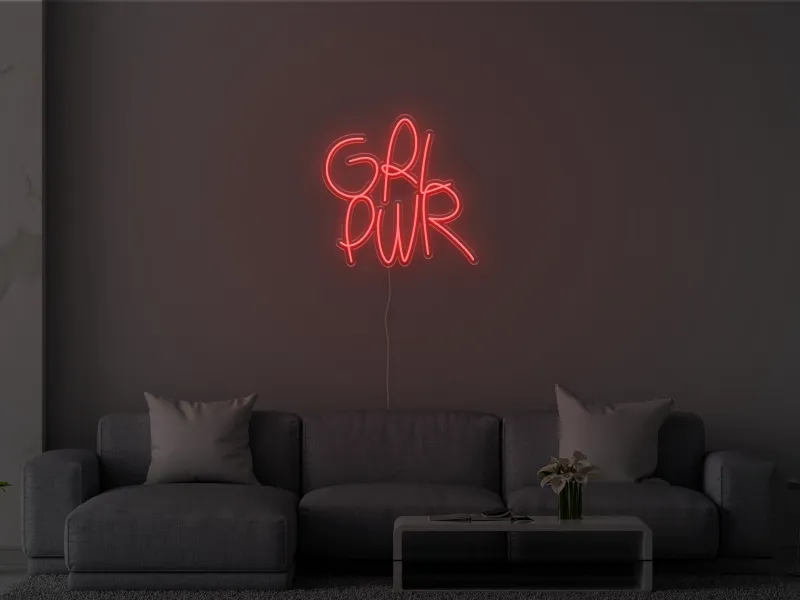 GRL PWR - Insegna Neon LED