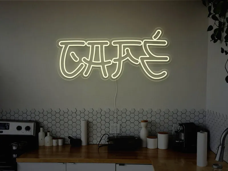 Cafe - Neon LED Schild