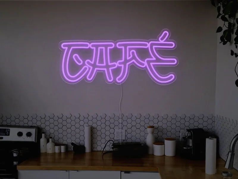 Cafe - Neon LED Schild