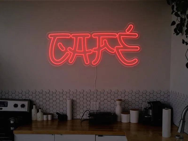 Cafe - Neon LED Schild