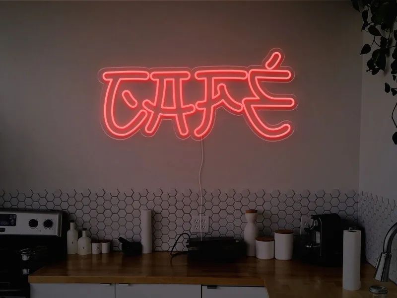 Cafe - Neon LED Schild