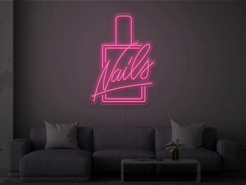 Nail Salon - Insegna Neon LED