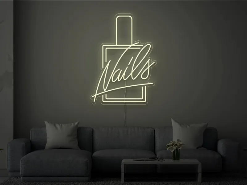 Nail Salon - Insegna Neon LED