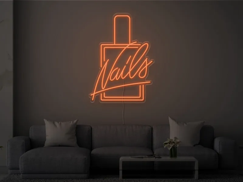 Nail Salon - Insegna Neon LED