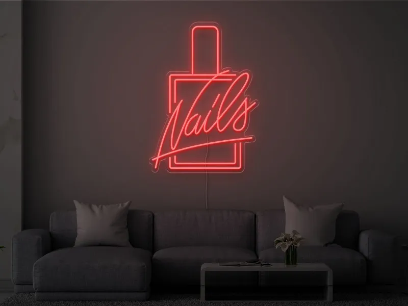 Nail Salon - Insegna Neon LED