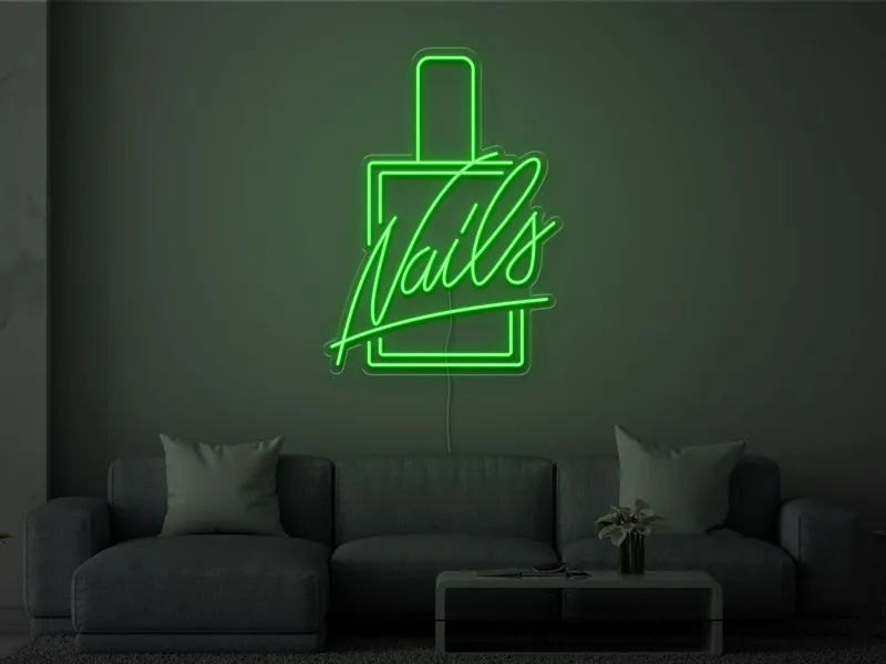 Nail Salon - Insegna Neon LED