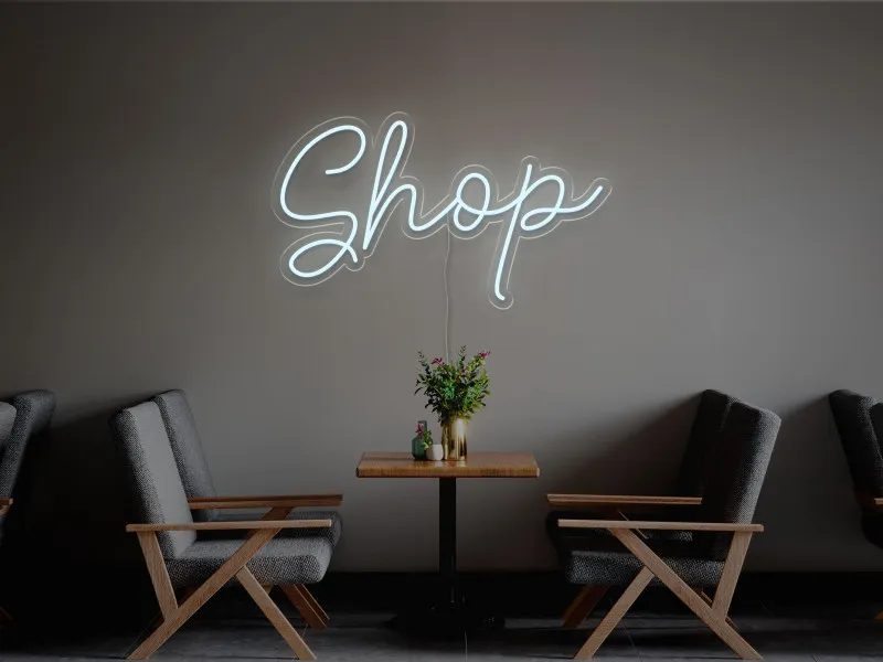 Shop - Insegna Neon LED