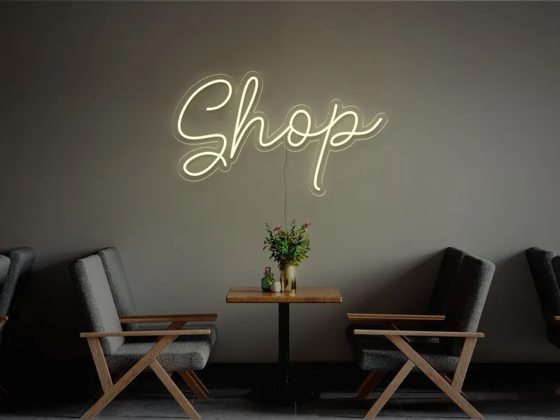 Shop - Insegna Neon LED