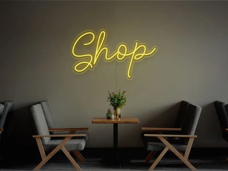 Shop - Insegna Neon LED