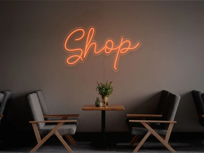 Shop - Insegna Neon LED