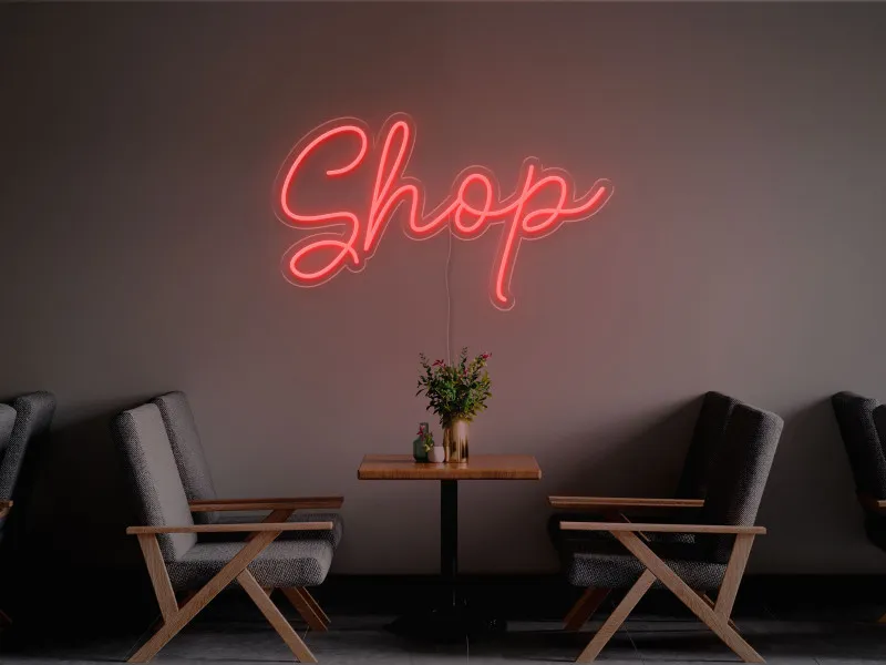 Shop - Insegna Neon LED
