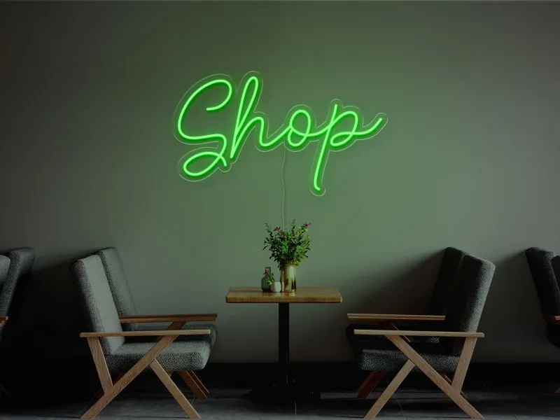 Shop - Insegna Neon LED
