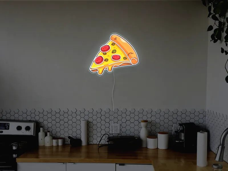 Pizza Slice - Insegna Neon LED