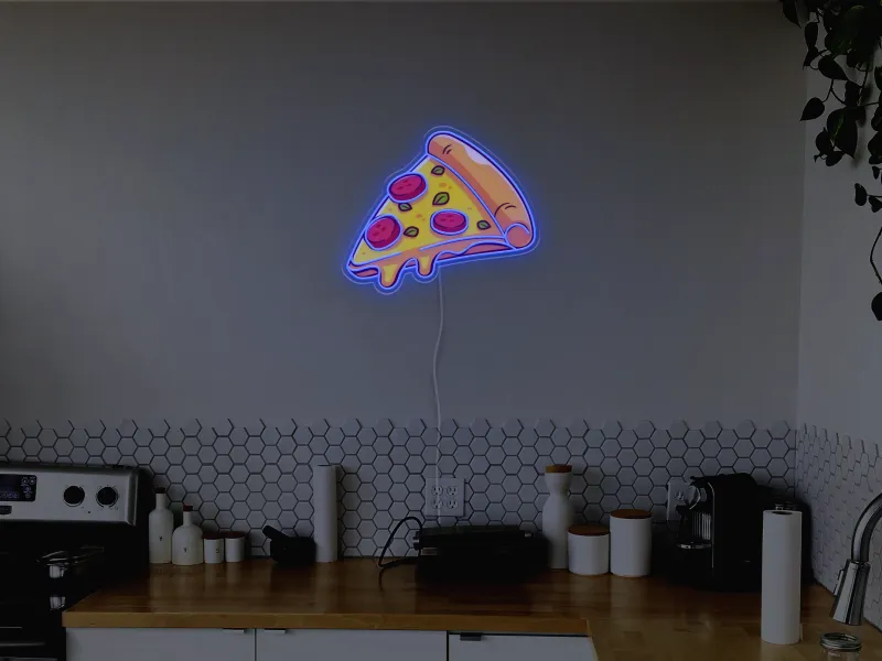 Pizza Slice - Insegna Neon LED