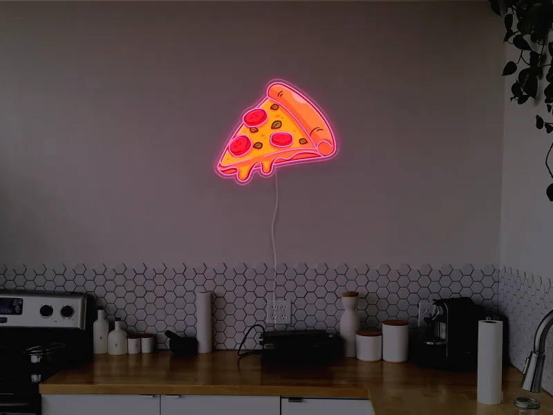 Pizza Slice - Insegna Neon LED