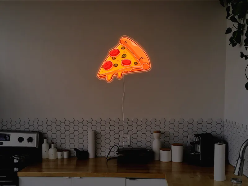 Pizza Slice - Insegna Neon LED