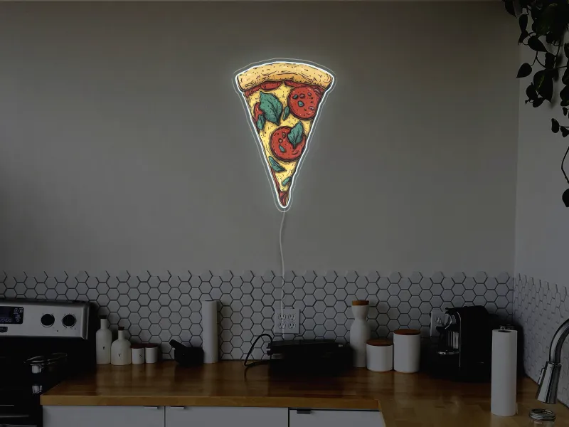Pizza Slice - Insegna Neon LED