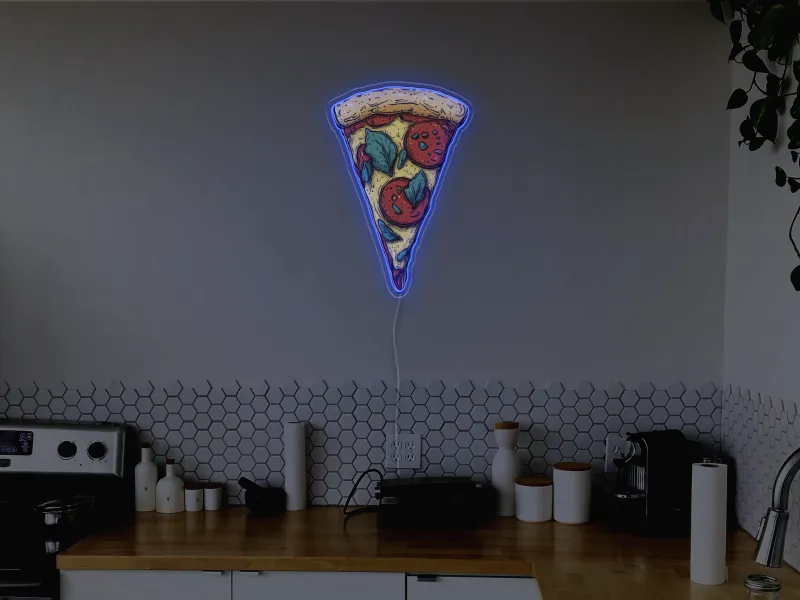 Pizza Slice - Insegna Neon LED