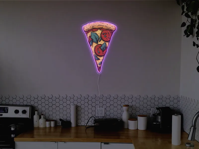 Pizza Slice - Insegna Neon LED
