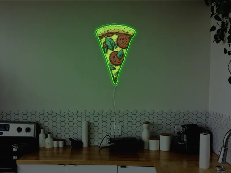 Pizza Slice - Insegna Neon LED