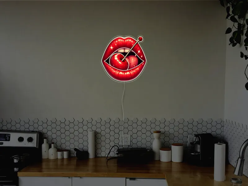 Cherry Lips - Insegna Neon LED