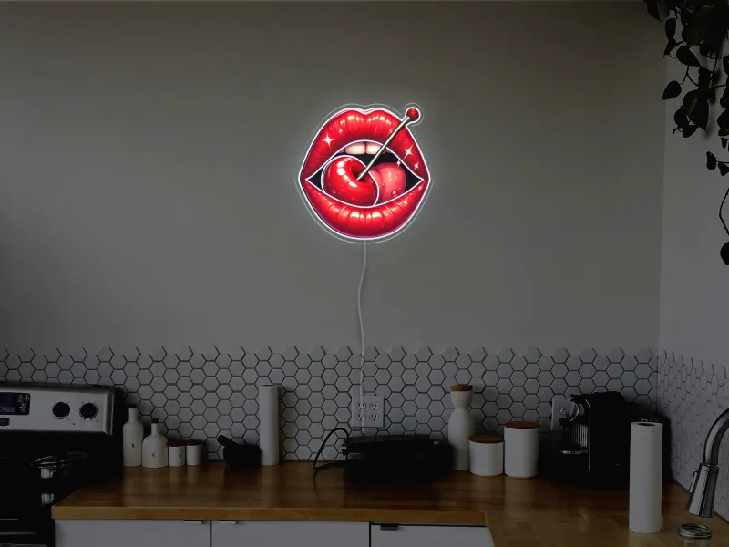 Cherry Lips - Insegna Neon LED