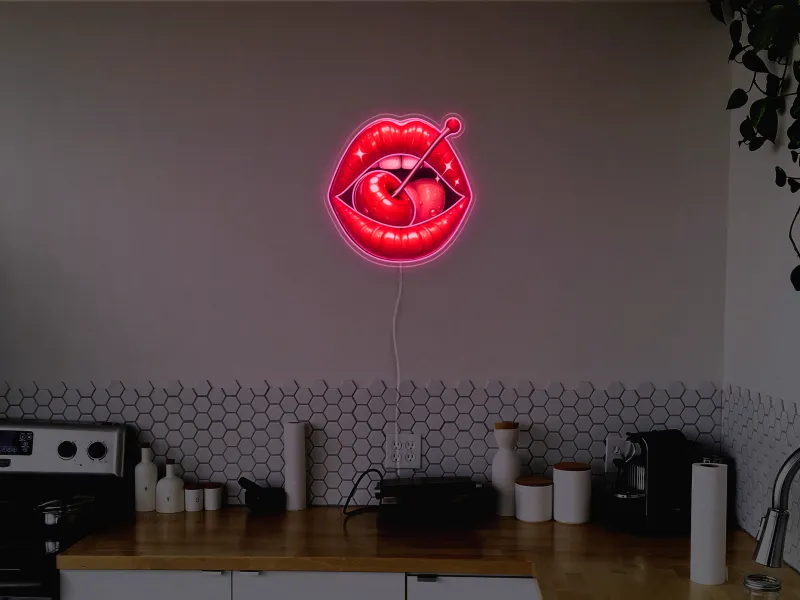 Cherry Lips - Insegna Neon LED