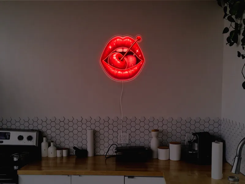 Cherry Lips - Insegna Neon LED