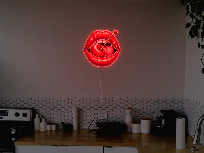 Cherry Lips - Insegna Neon LED