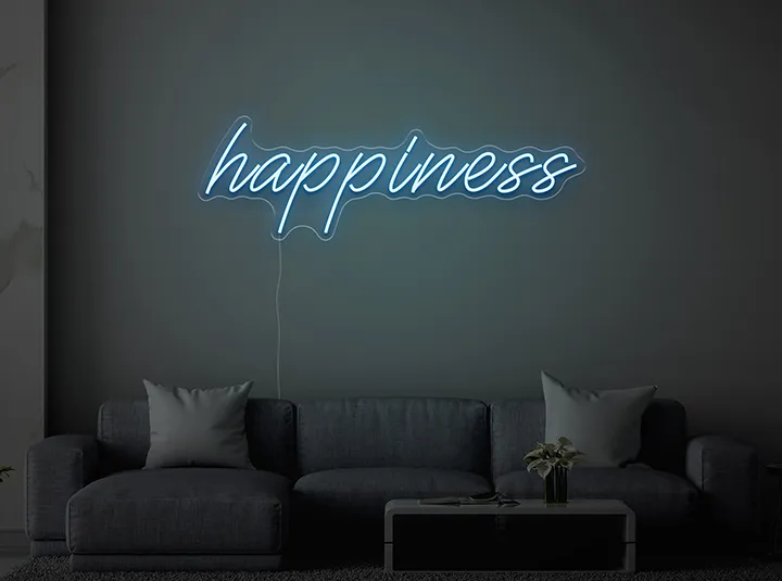 Happiness - Insegne al neon a LED