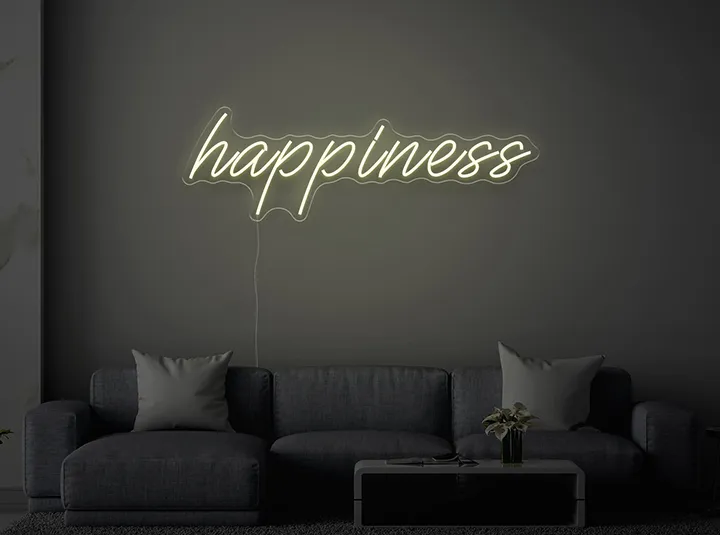 Happiness - Insegne al neon a LED