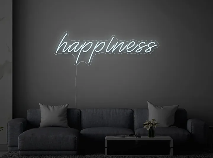 Happiness - Insegne al neon a LED