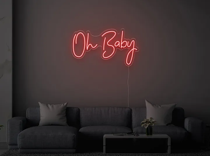 Oh Baby - Insegne al neon a LED