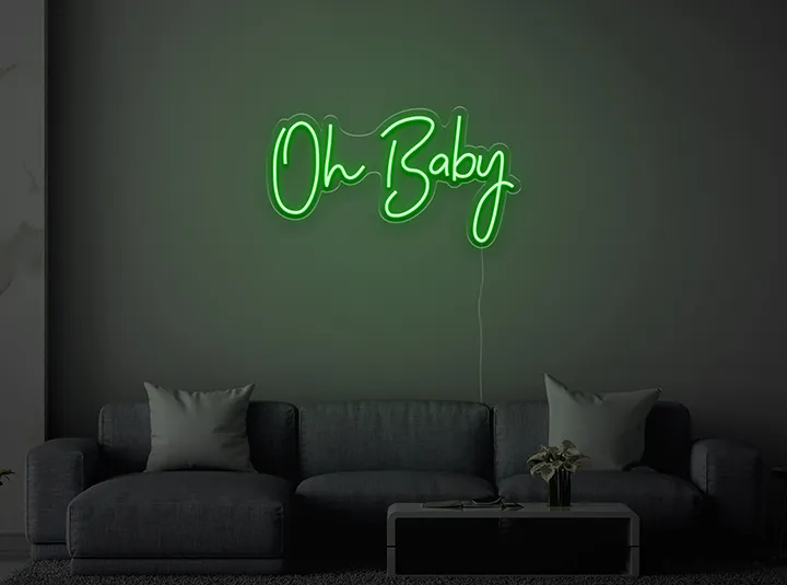 Oh Baby - Insegne al neon a LED