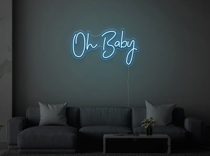 Oh Baby - Insegne al neon a LED