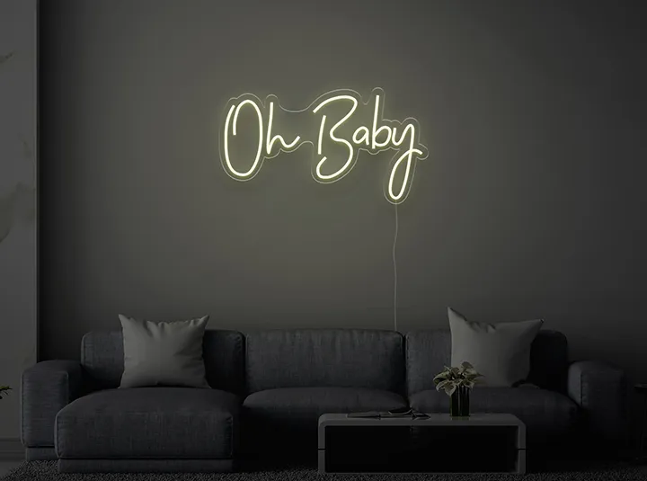 Oh Baby - Insegne al neon a LED