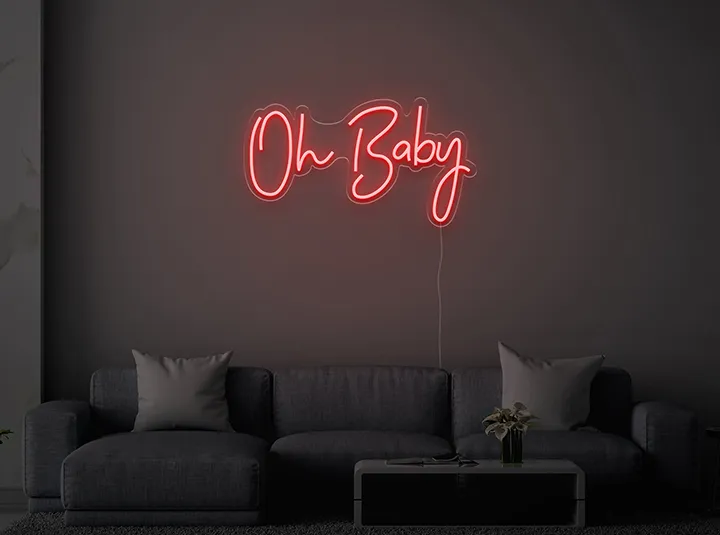 Oh Baby - Insegne al neon a LED