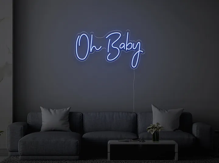 Oh Baby - Insegne al neon a LED