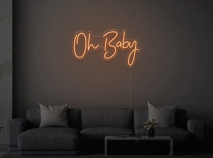 Oh Baby - Insegne al neon a LED
