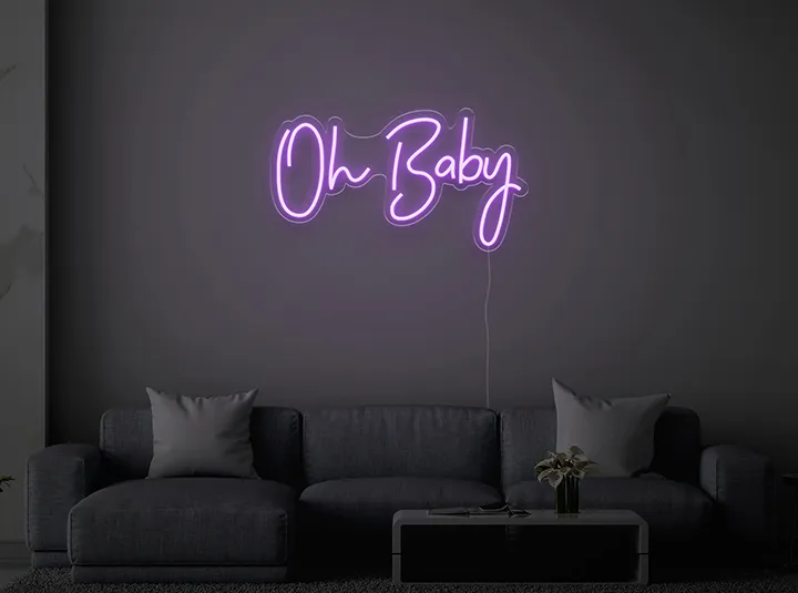 Oh Baby - Insegne al neon a LED