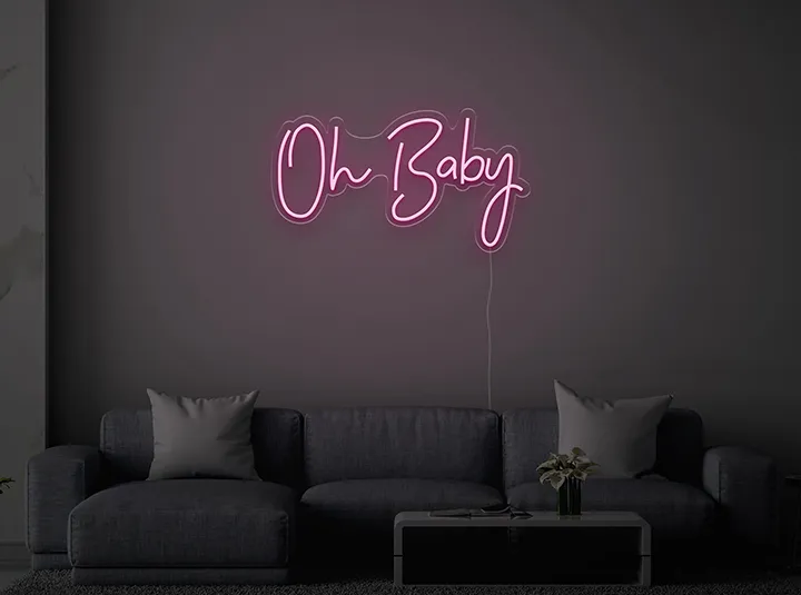 Oh Baby - Insegne al neon a LED