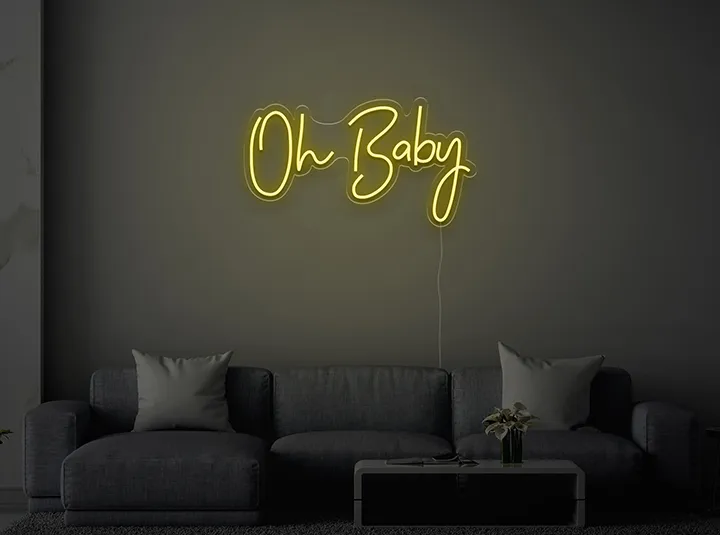 Oh Baby - Insegne al neon a LED
