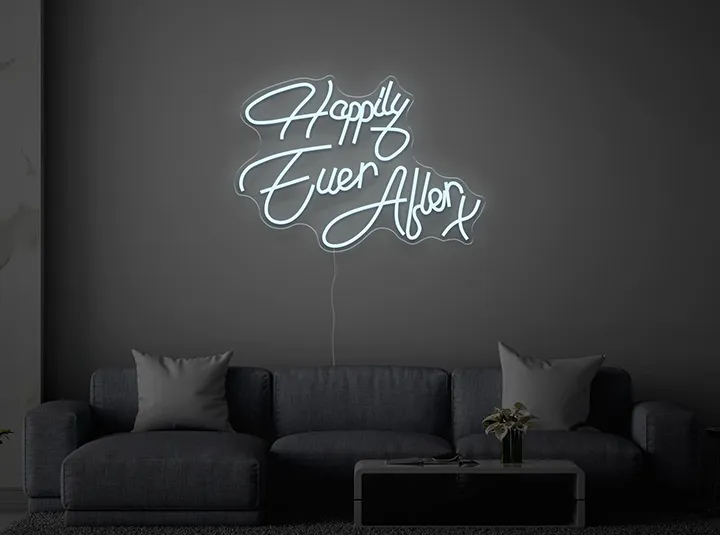 Happily Ever After X - Insegne al neon a LED