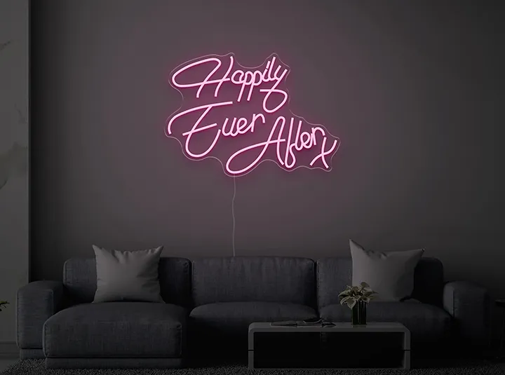 Happily Ever After X - Insegne al neon a LED