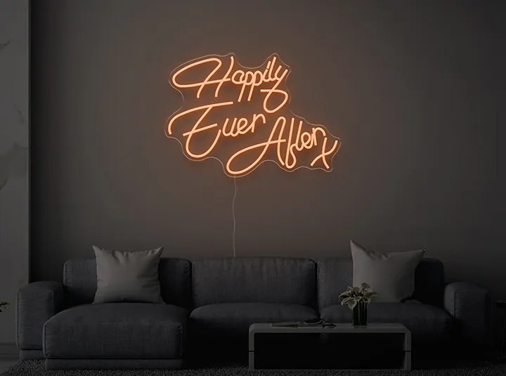 Happily Ever After X - Insegne al neon a LED