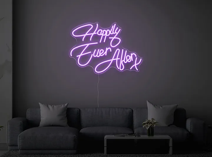 Happily Ever After X - Insegne al neon a LED
