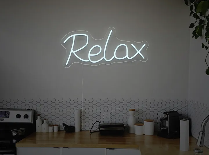Relax - Insegne al neon a LED