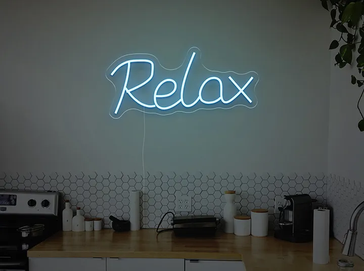 Relax - Insegne al neon a LED