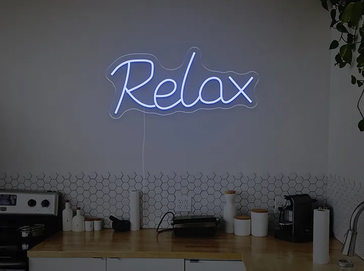 Relax - Insegne al neon a LED